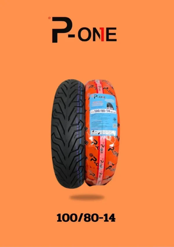 ยางนอกรถจักรยานยนต์แบบไม่ใช้ยางใน Tubeless Tire (TL) 100/80-14