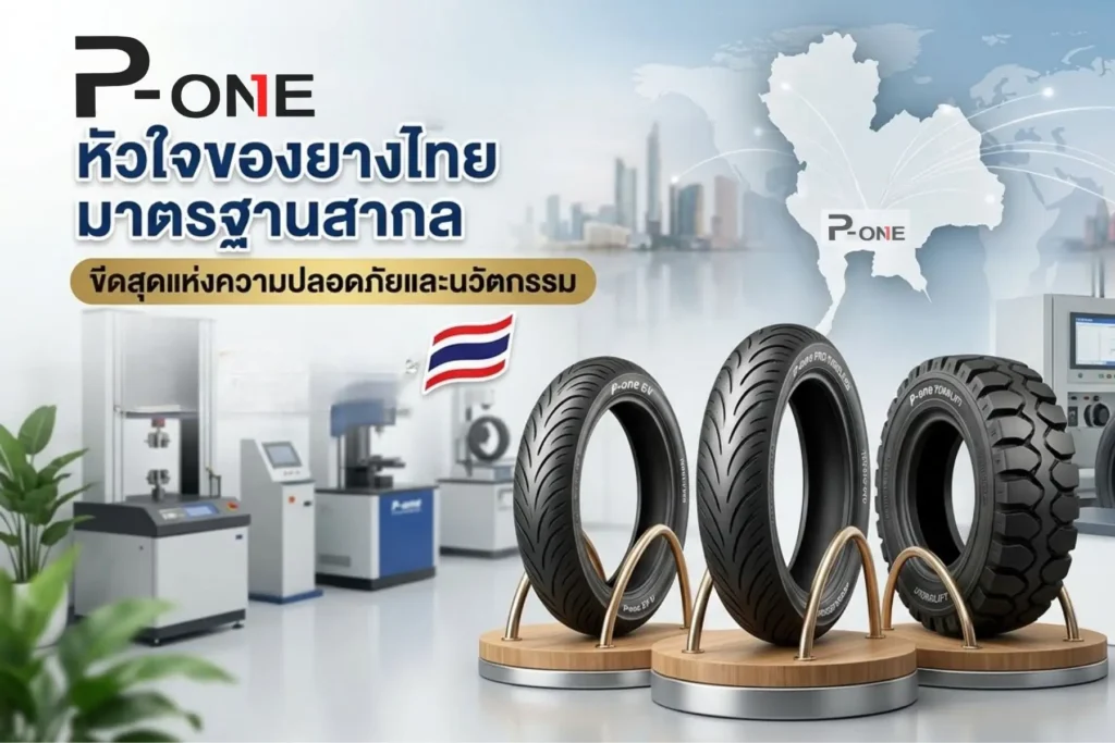 รู้จักกับ P-one (พีวัน): หัวใจของยางไทย มาตรฐานสากล