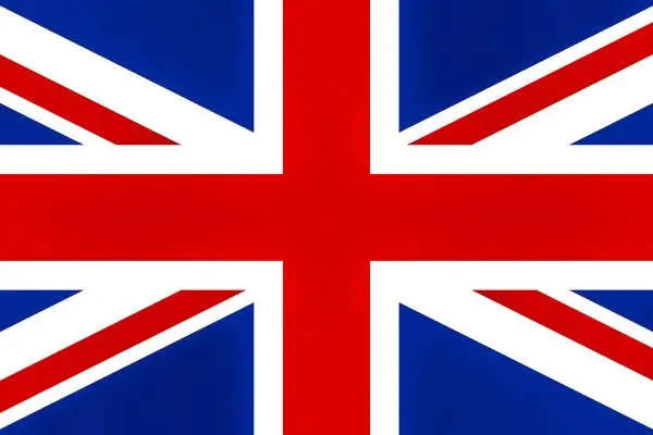 english flag for english lang.